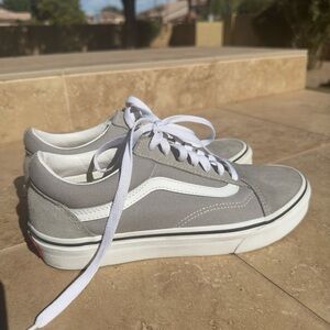 Vans Old School Grey and White